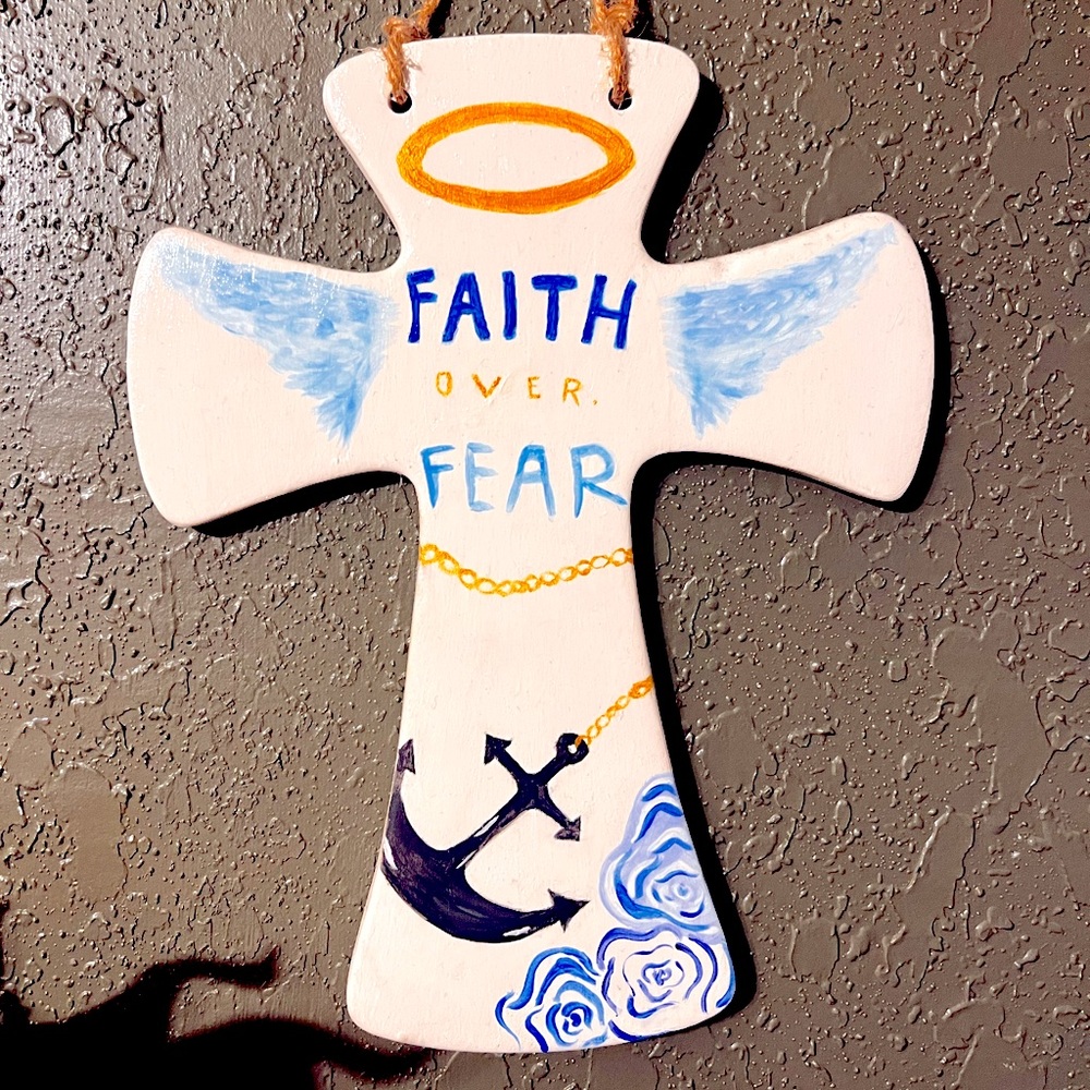 Custom hand painted Cross ✝️
